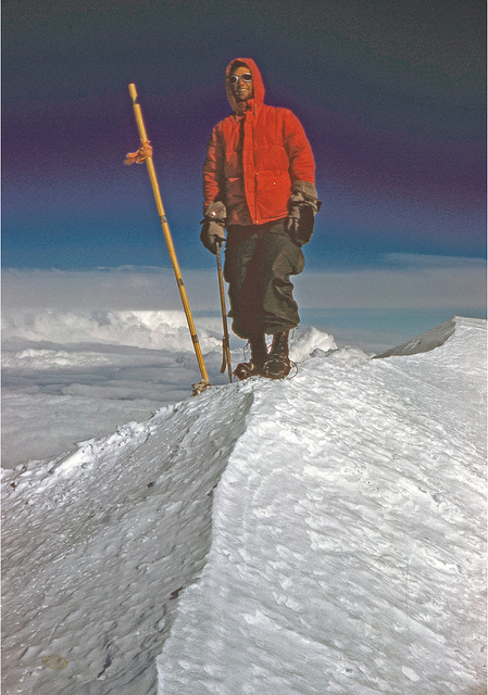 Barry Corbet on the summit of McKinley.
