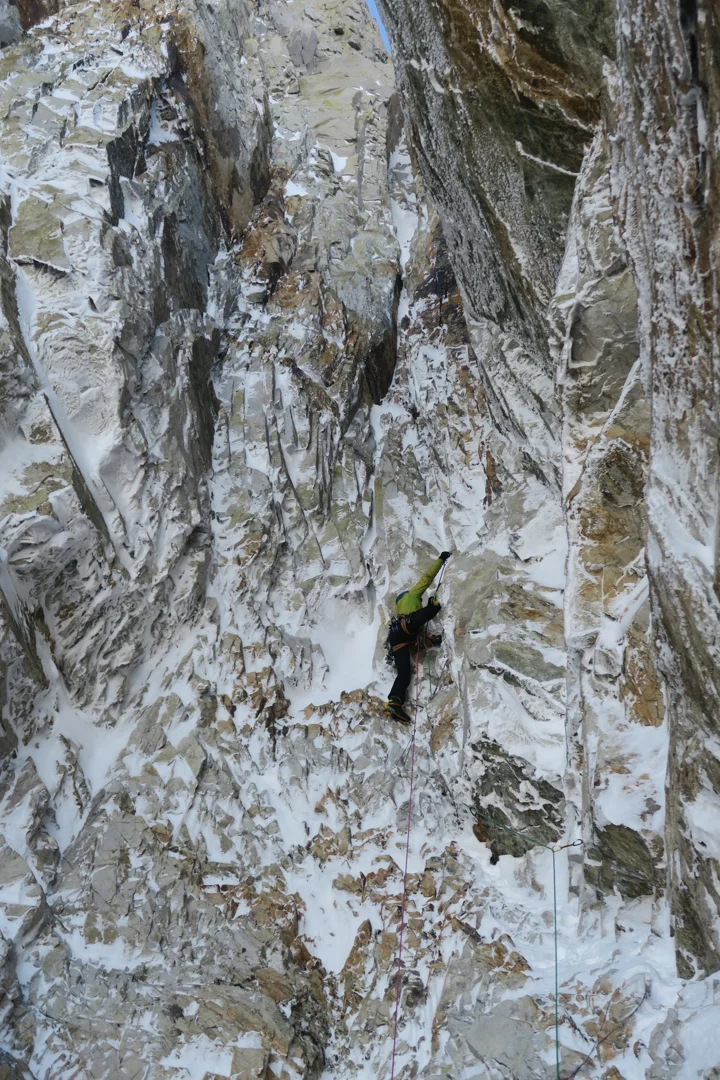 Martin Elias leading the “worst pitch of the route.”