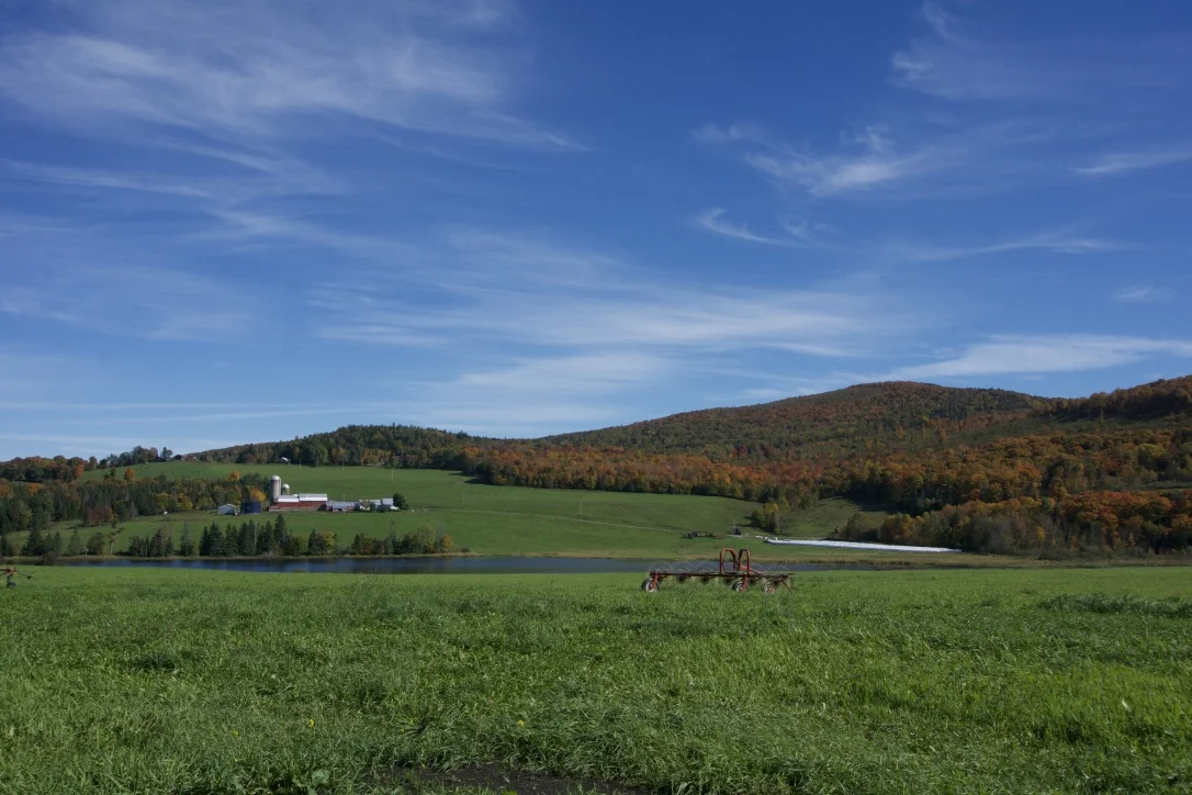 Farm and forest land in the Northeast Kingdom of Vermont. Photo credit: Taylor Luneau