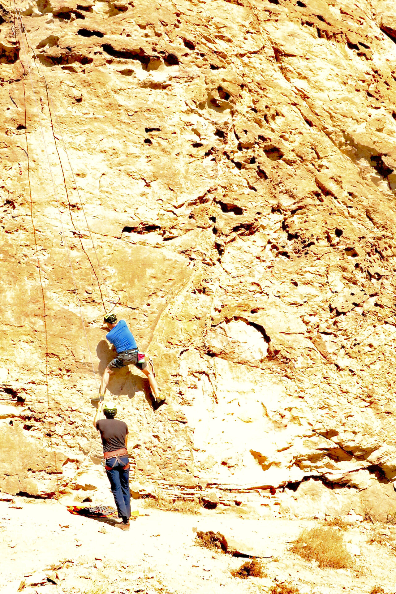 Tommy Caldwell on Belay 