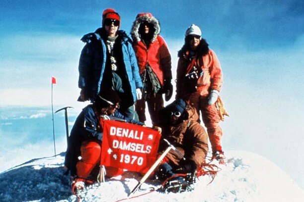 In 1970, Grace Hoeman, Margaret Young, Dana Isherwood, Arlene Blum, Margaret Clark, and Faye Kerr, set out on a journey to be the first all-female team to ascend and summit Denali (formerly Mount McKinley). They mockingly called themselves the Denali