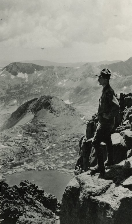  Carl on Grizzly Peak. Blaurock Collection, AAC Library. 