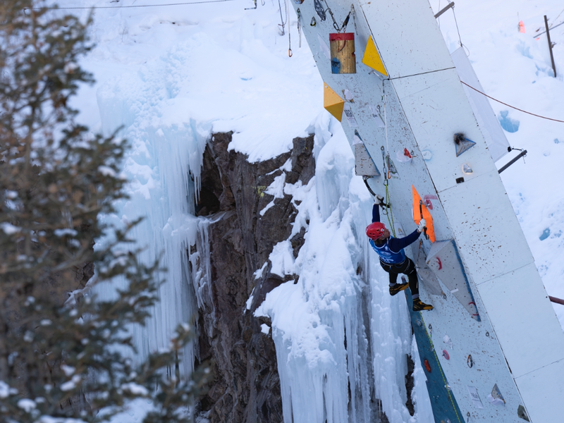 Draper ice climber has Olympic dreams
