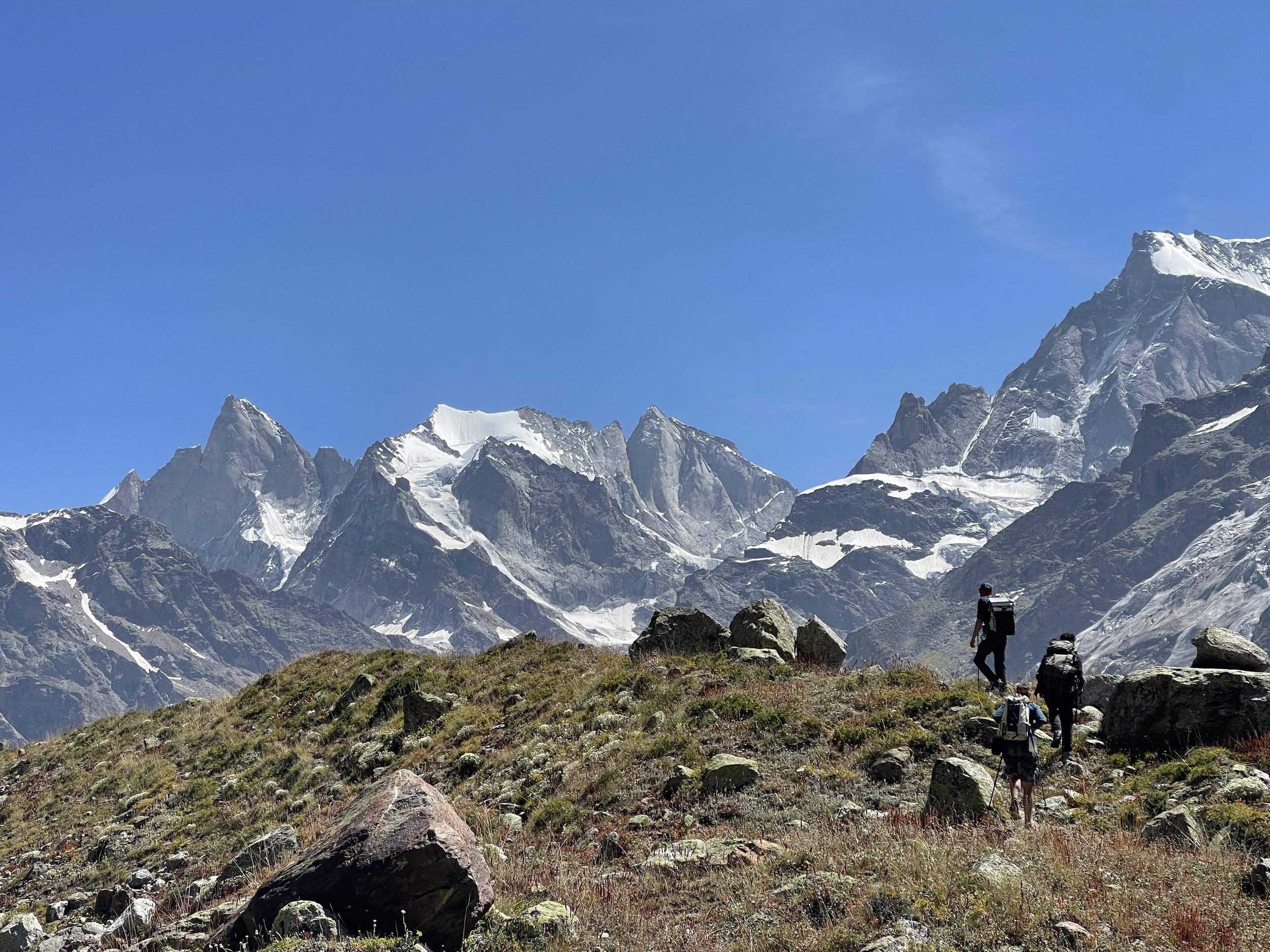 Cerro Kishtwar (left), White sapphire (center). Photo by Christian Black.