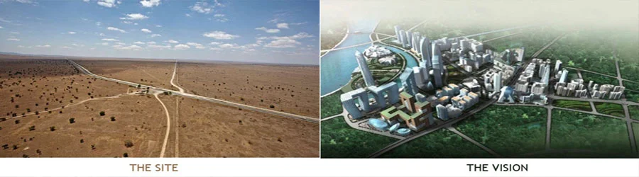 Konzo City on the outskirts of Nairobi seeks to become Africa's Silicon Valley. (Source: Konza City ) 