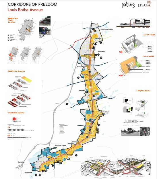 Louis Botha corridor. Source: City of Joburg