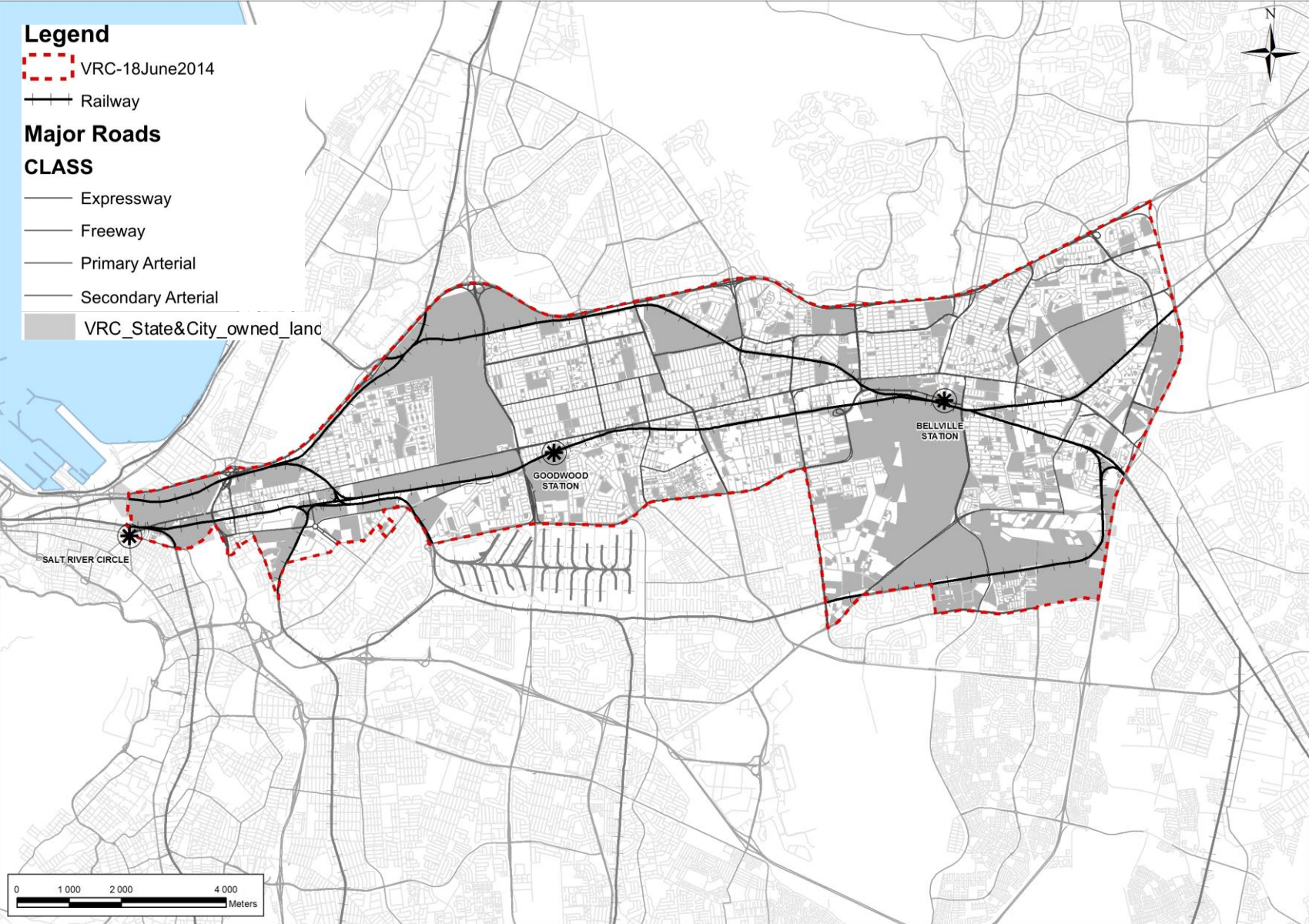  Land/ Asset Map of Voortrekker Road. Credit: Department of Spatial Planning and Urban Design, City of Cape Town