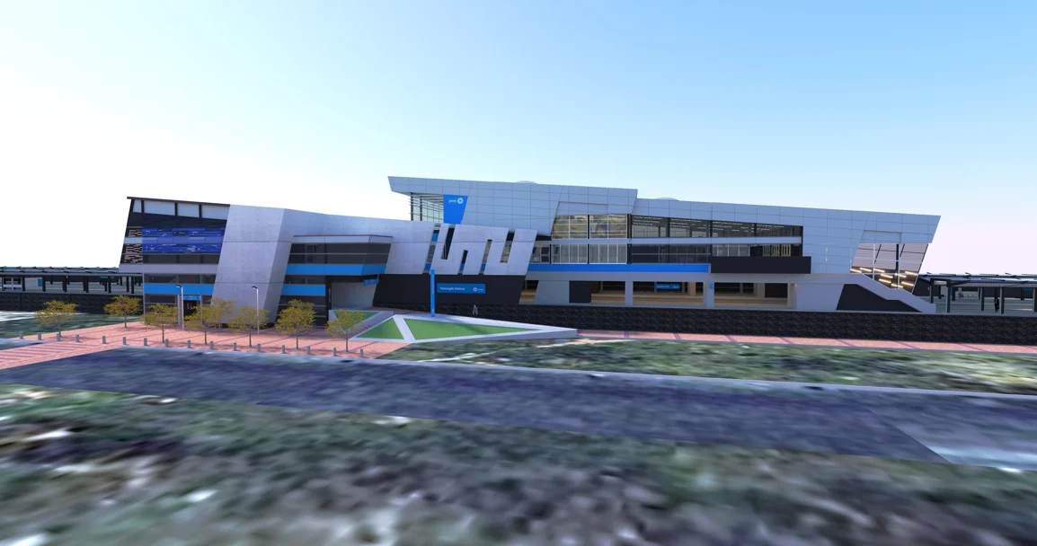 DesignSpaceAfrica architecture render of a station upgrade