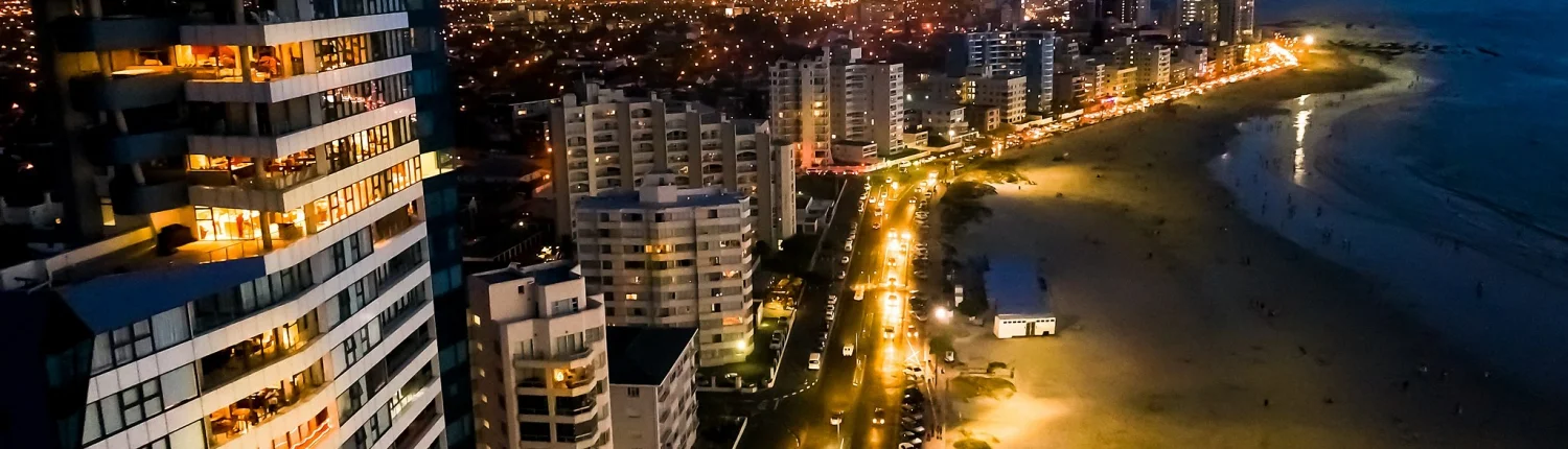 Strand Promenade at night. Photo credit: Strand BID