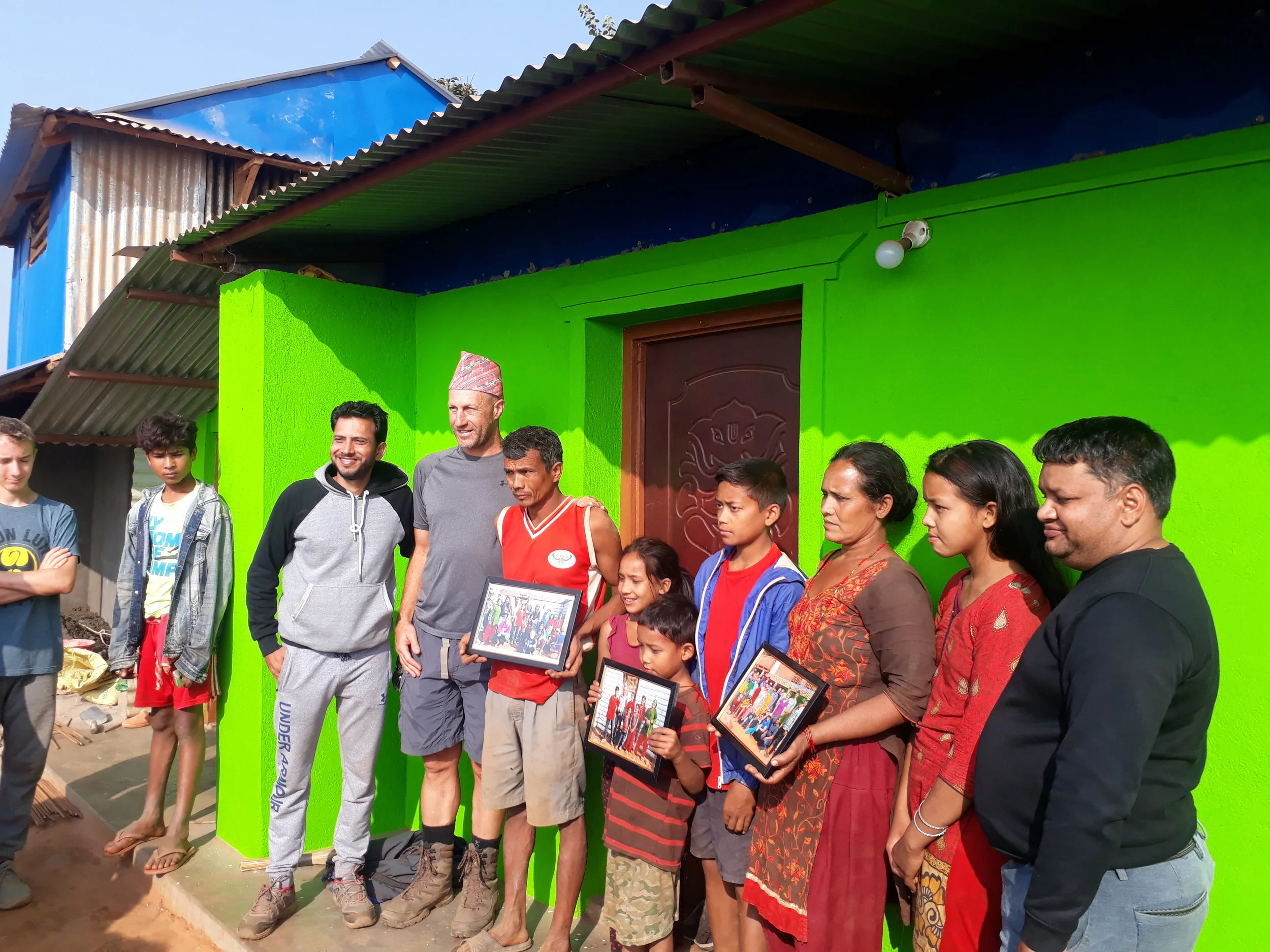 Earthbag Elderly Home, Lamakhagar, Nepal