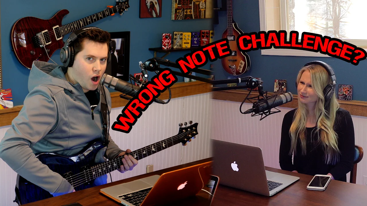 Wrong Note Challenge, Epic Rock Stances, & Cringey Comments – The Music is Win Podcast | Ep. 15