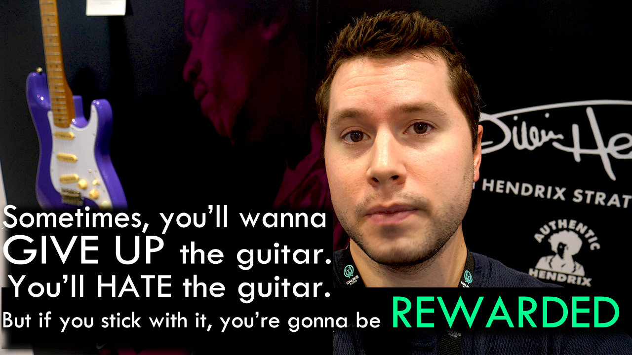"I don't have time to practice guitar"