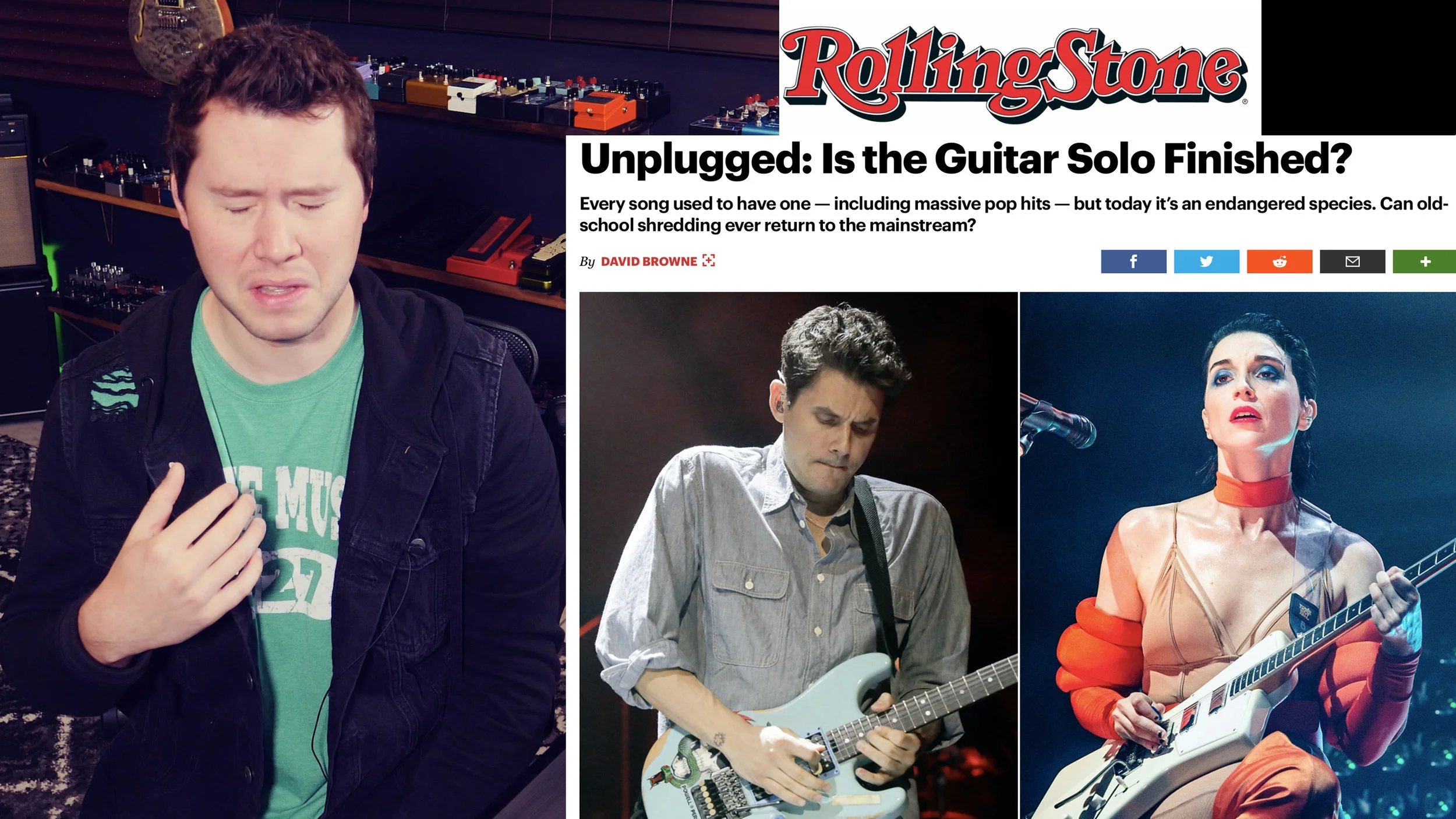 Is the Guitar Solo Finished? (Rolling Stone article reaction)