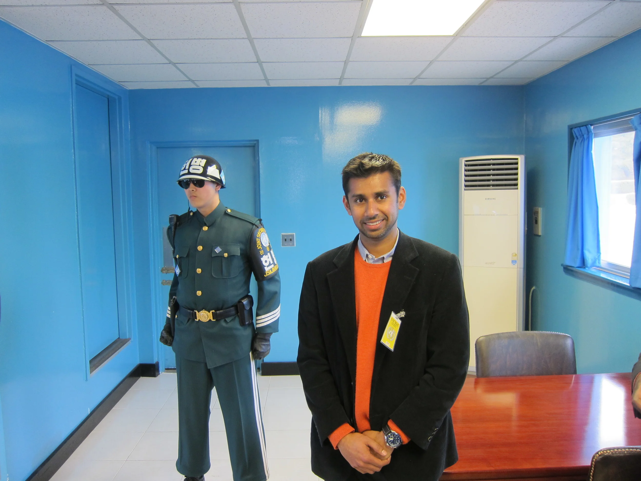 De-Militarized Zone (DMZ), North Korean border