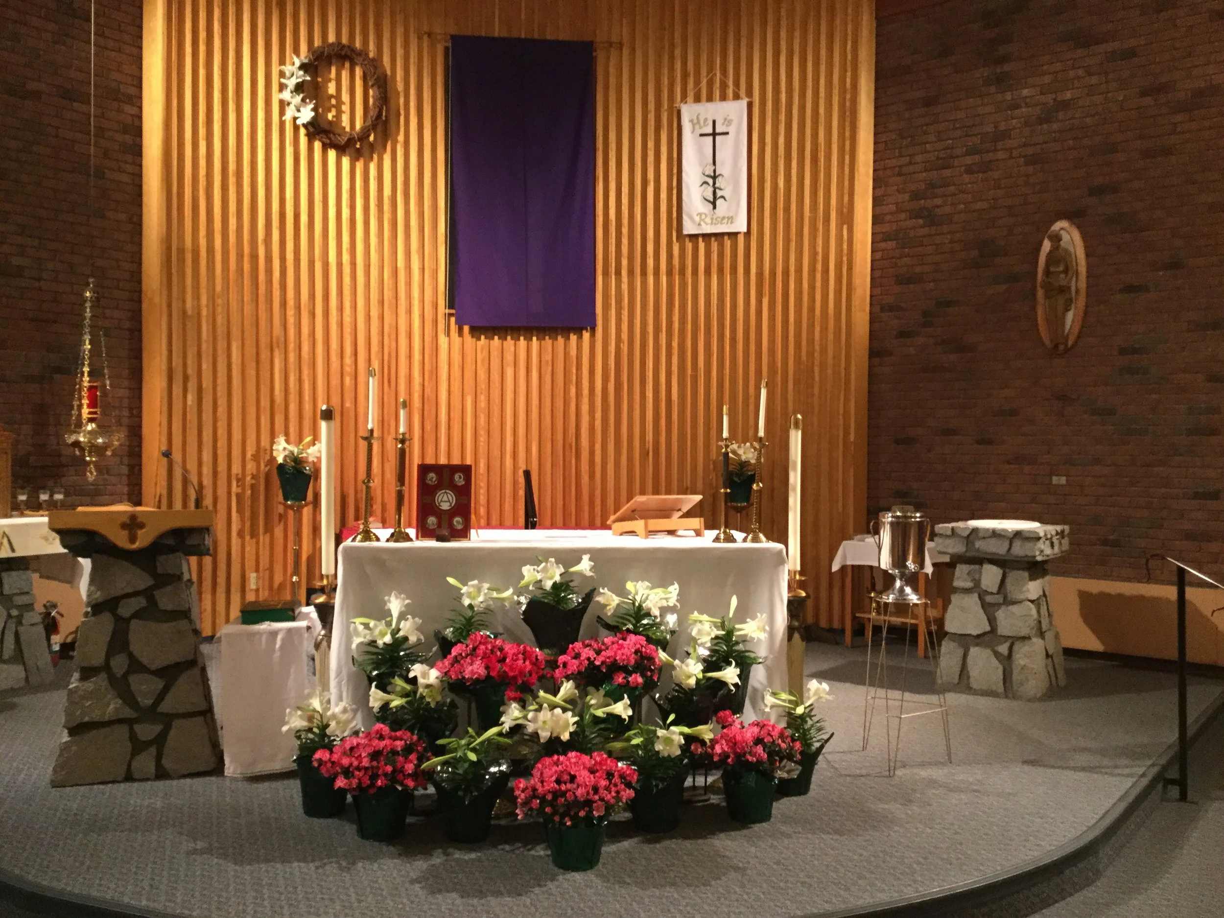 St. Norbert Altar, Easter Vigil 2019