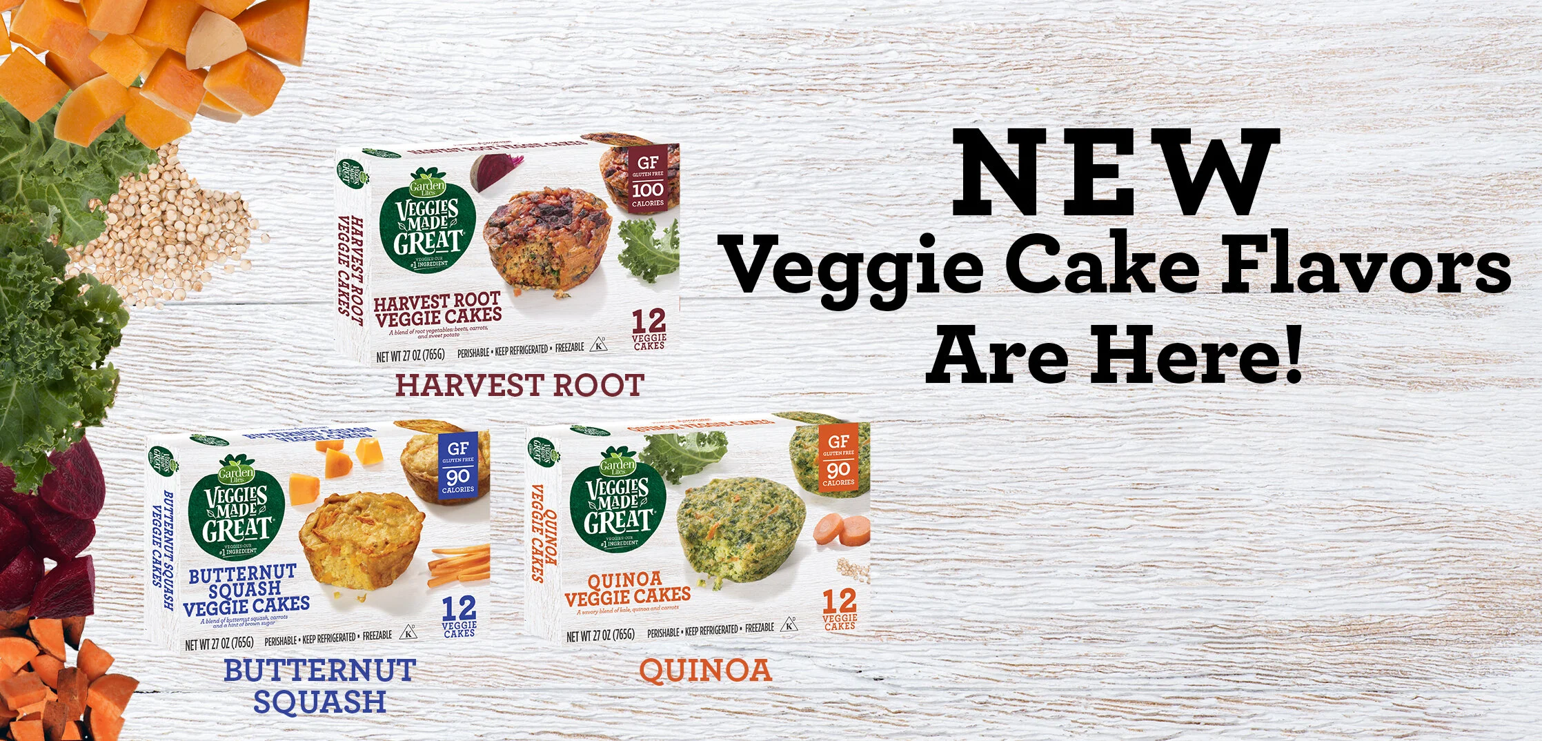 New Veggie Cakes — Veggies Made Great Garden Lites