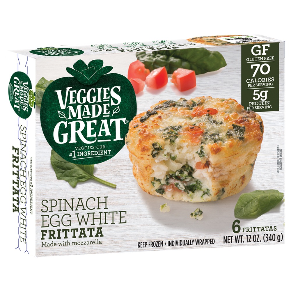 Spinach Egg White Frittata — Veggies Made Great