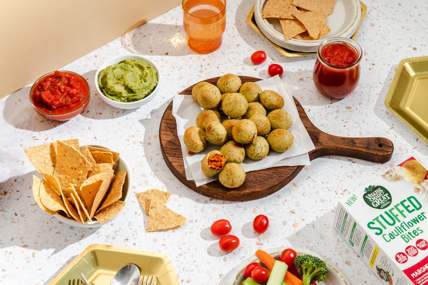 Today's Grocer Features Stuffed Cauliflower Bites