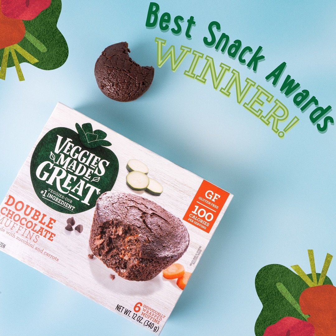 VegHeads, rejoice: your freezer fave just won big 🏆

Our Double Chocolate Muffins have been recognized as a @goodhousekeeping 2025 Best Snack Awards Winner in the Frozen category! 🙌❄️🥇 

Thank you @stefanisassos - read more at the link in bio ✅