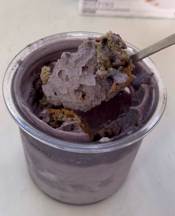 Blueberry Muffin Protein Creami