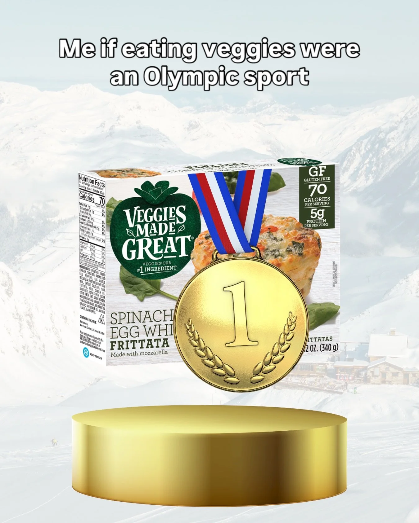 The only Olympic sport we&rsquo;re winning gold in🥇🥦 #GreatnessUnlocked