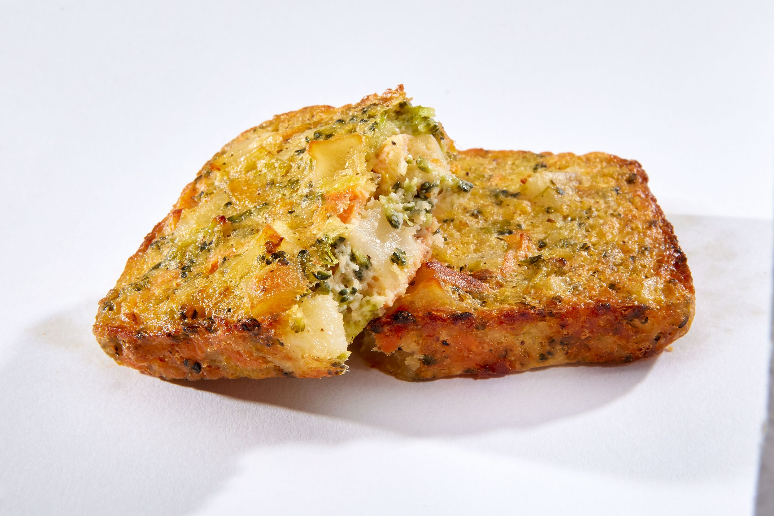 potato bake cut in half