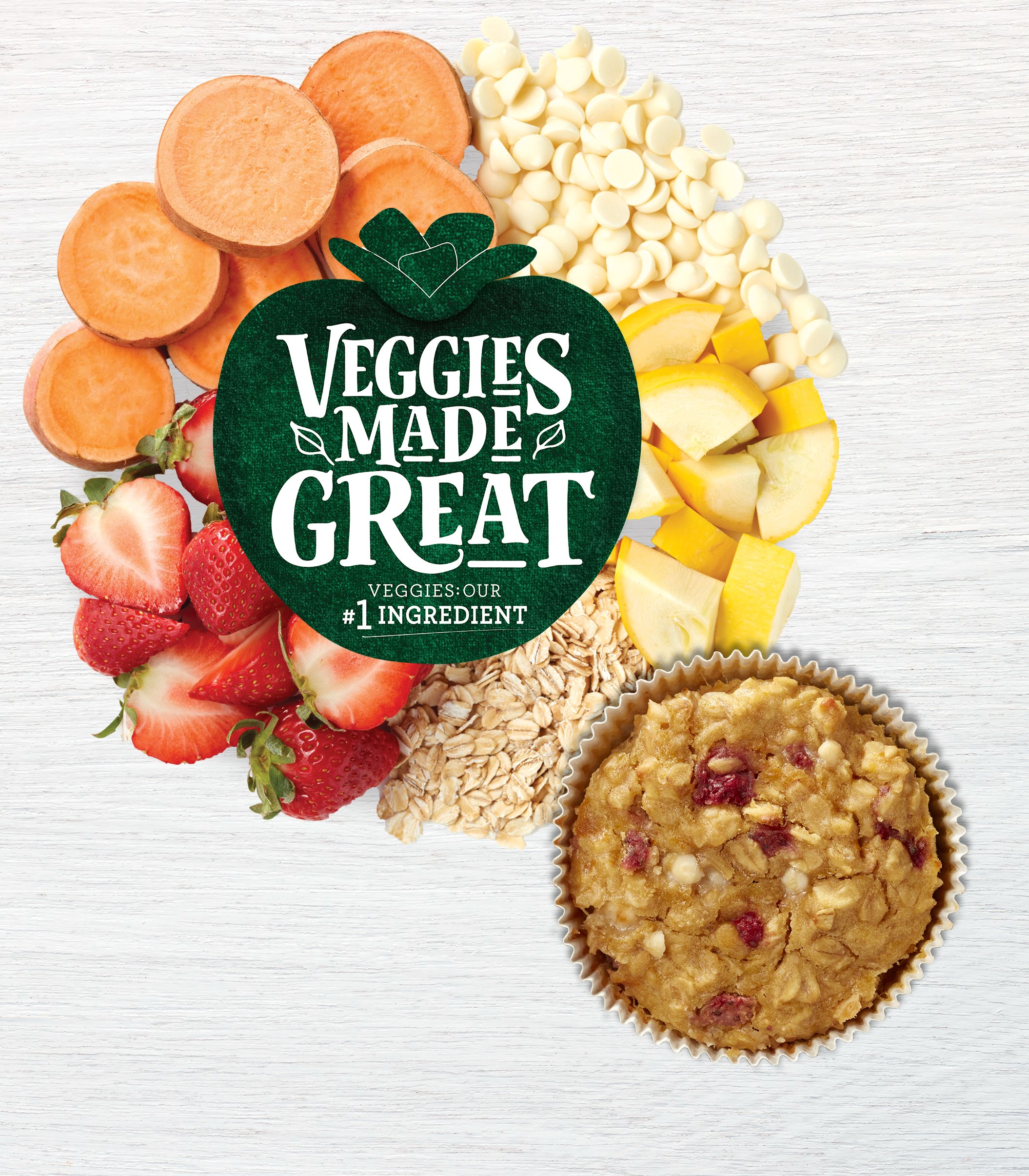 ingredient wheel next to to strawberry & cream oatmeal