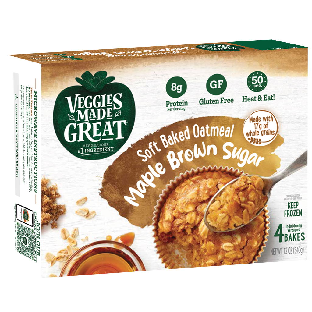 digital maple brown sugar oatmeal box