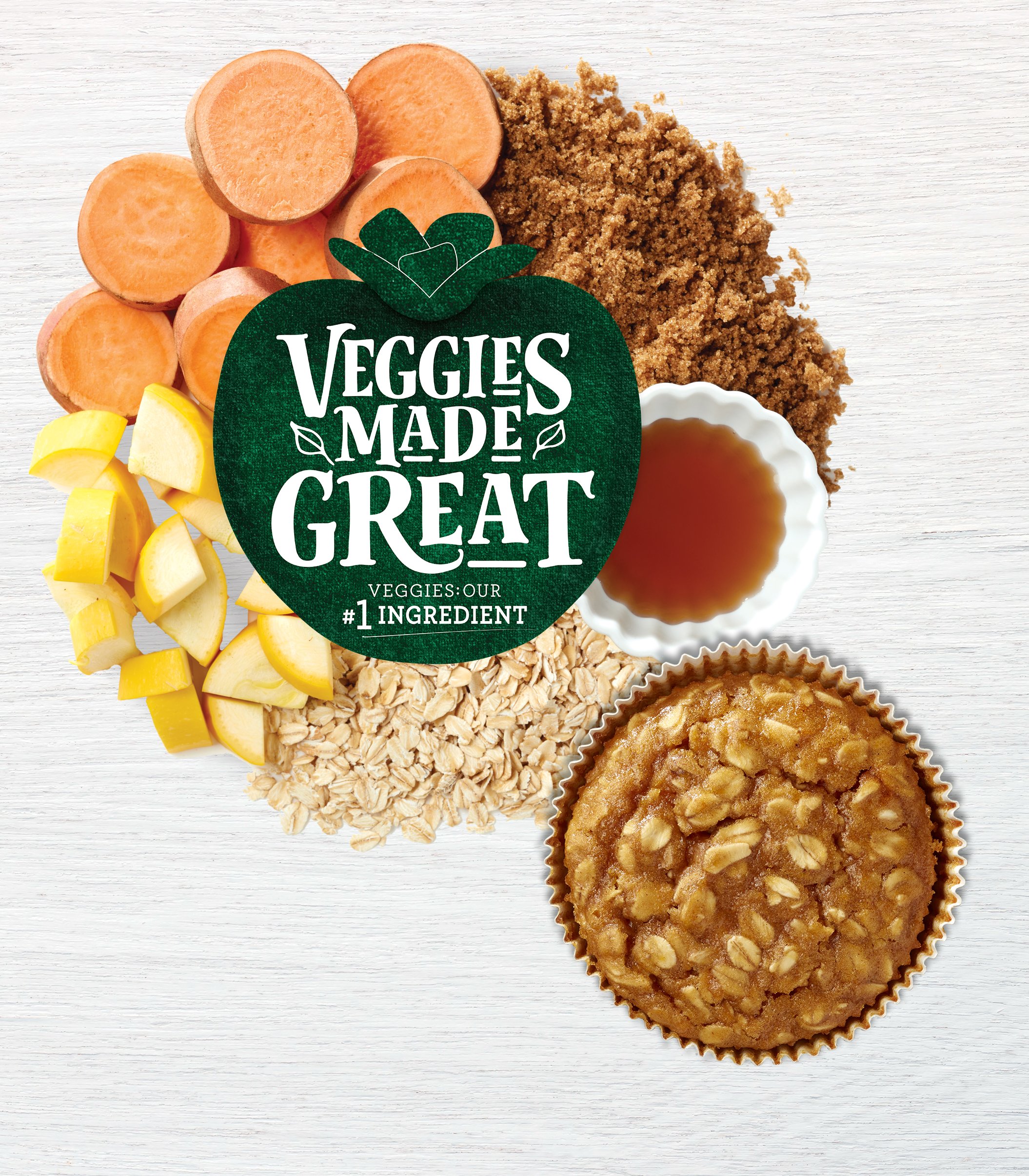 ingredient wheel next to maple brown sugar oatmeal