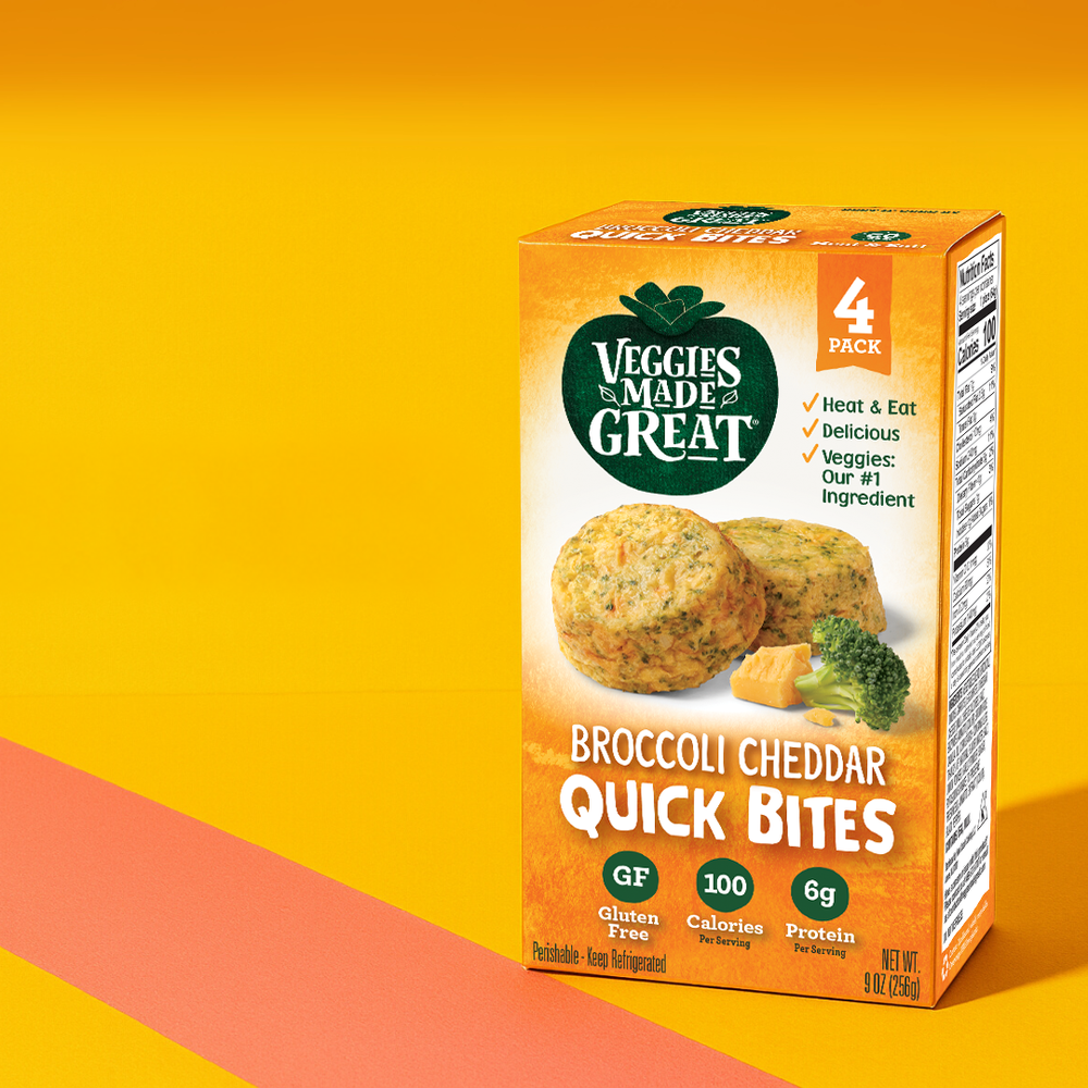 Broccoli Cheddar Quick Bite — Veggies Made Great