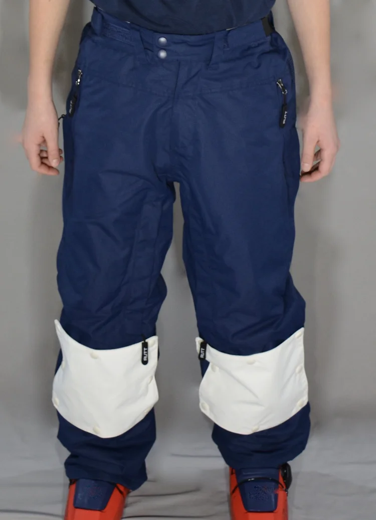 RUTT WORLD CUP MOGUL PANTS, NAVY INSULATED, White Patch Sets