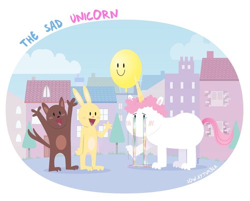 A Day in the Life of a Depressed Unicorn, and Other such Things