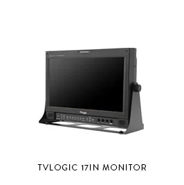 TVLOGIC 17IN MONITORTvlogic 172W 17in SDI Monitor50ft BNC, 25ft BNC, 25ft BNC 