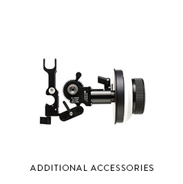 ADDITIONAL ACCESSORIES MFF-2 Follow Focus DJI Wireless Focus Unit Red Rock shoulder rig Tripods / Monopods / Mounting hardware / etc.
