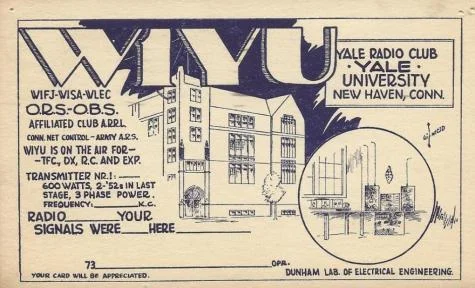 HAM Radio at Yale, 85 Years And Going Strong