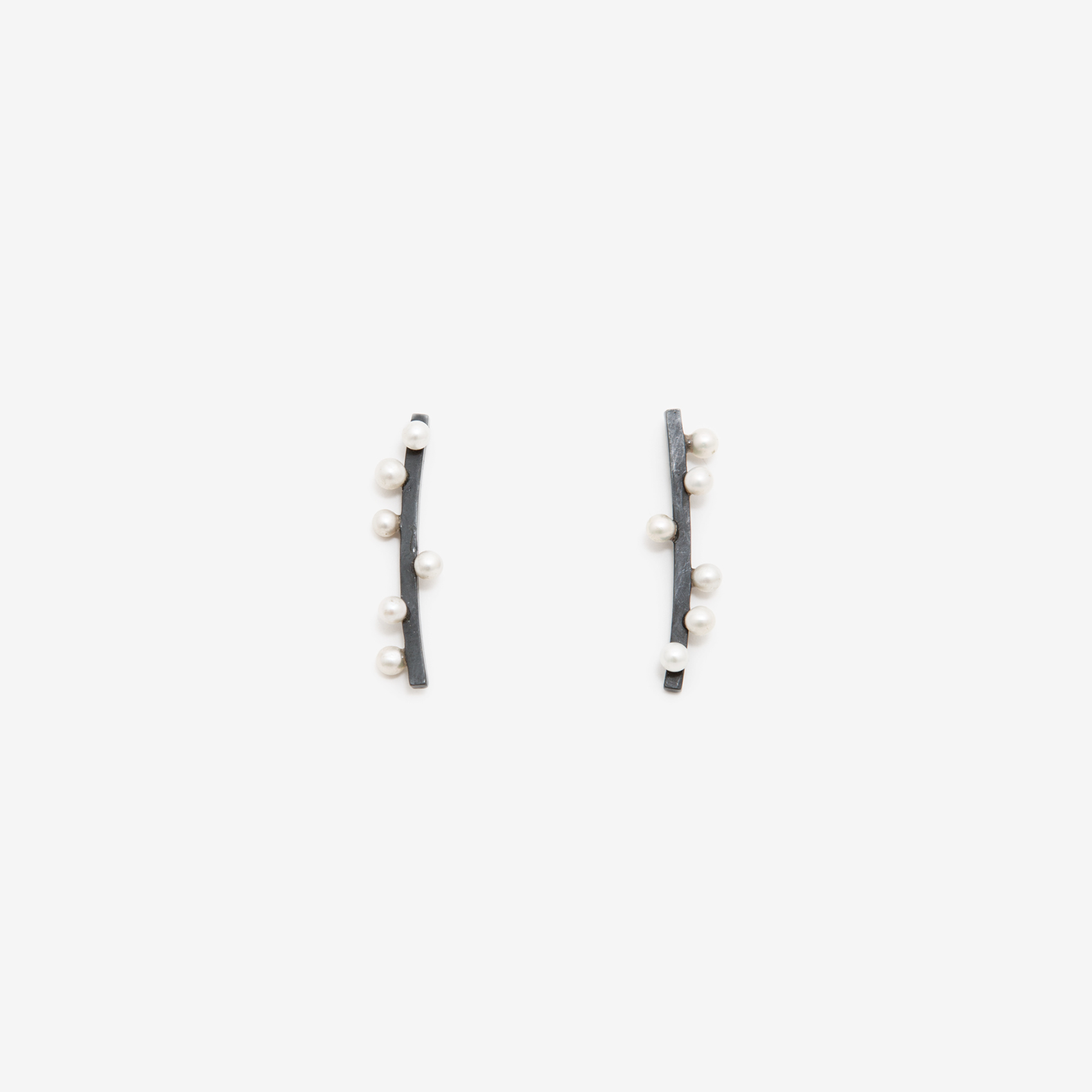 milky way earring straight with pearls (Copy)