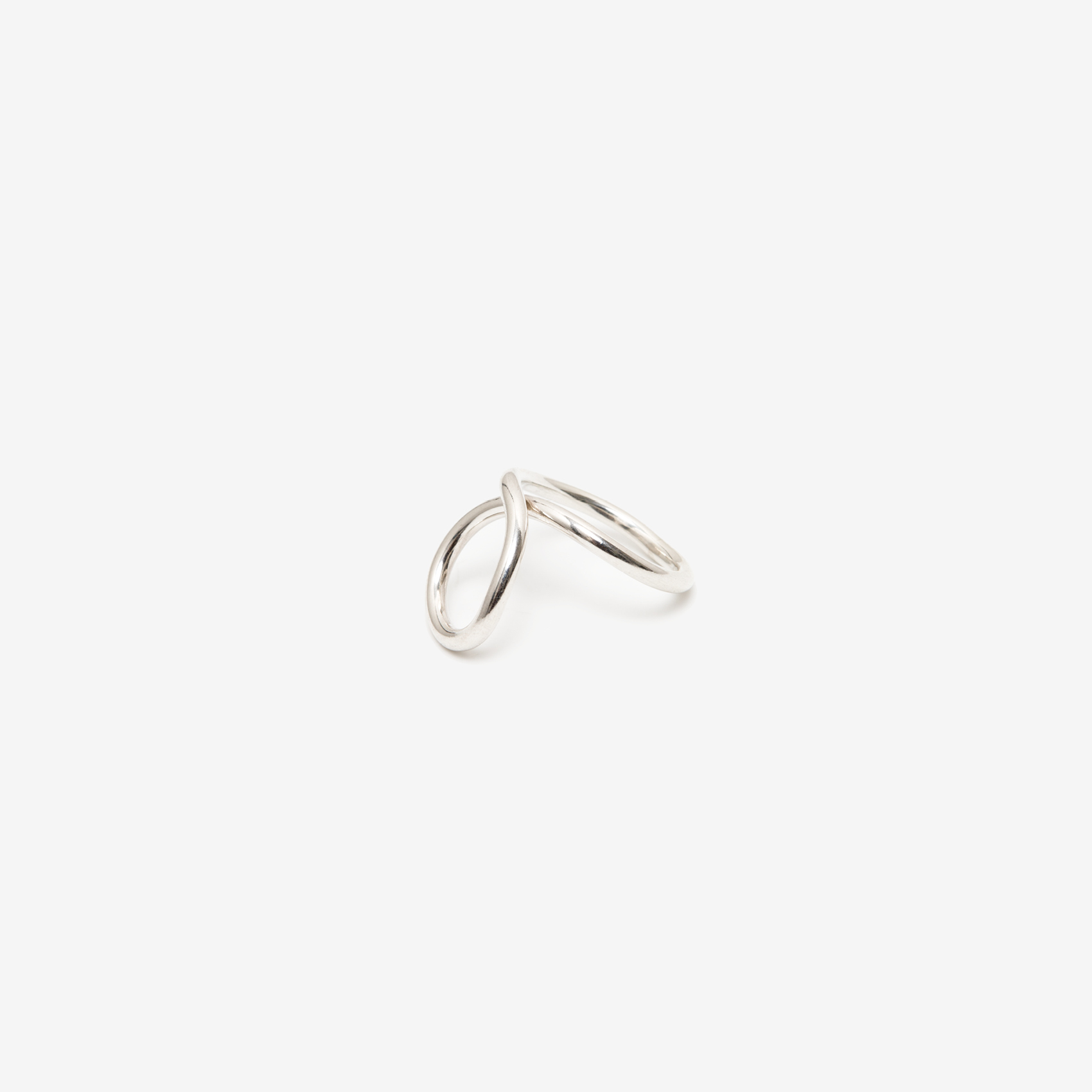 endless loop ring/silver