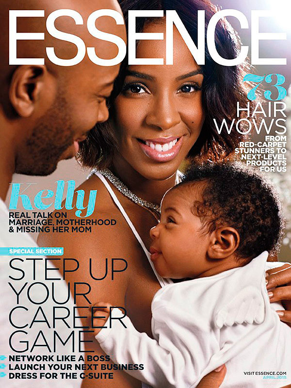  Kelly Rowland cover of Essence April 2014. Hair by Neal Farinah. 