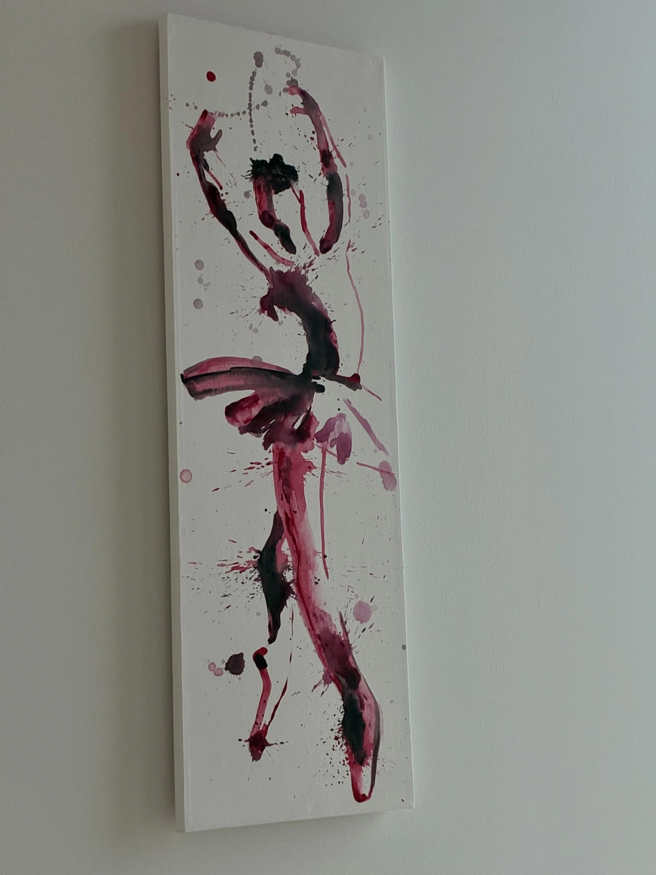 Movement, captured. 🩰

This 12&times;36 ballerina piece is part of an ongoing series exploring form, flow, and stillness within motion.

Original work
12 &times; 36 inches
$400

DM if interested ✨