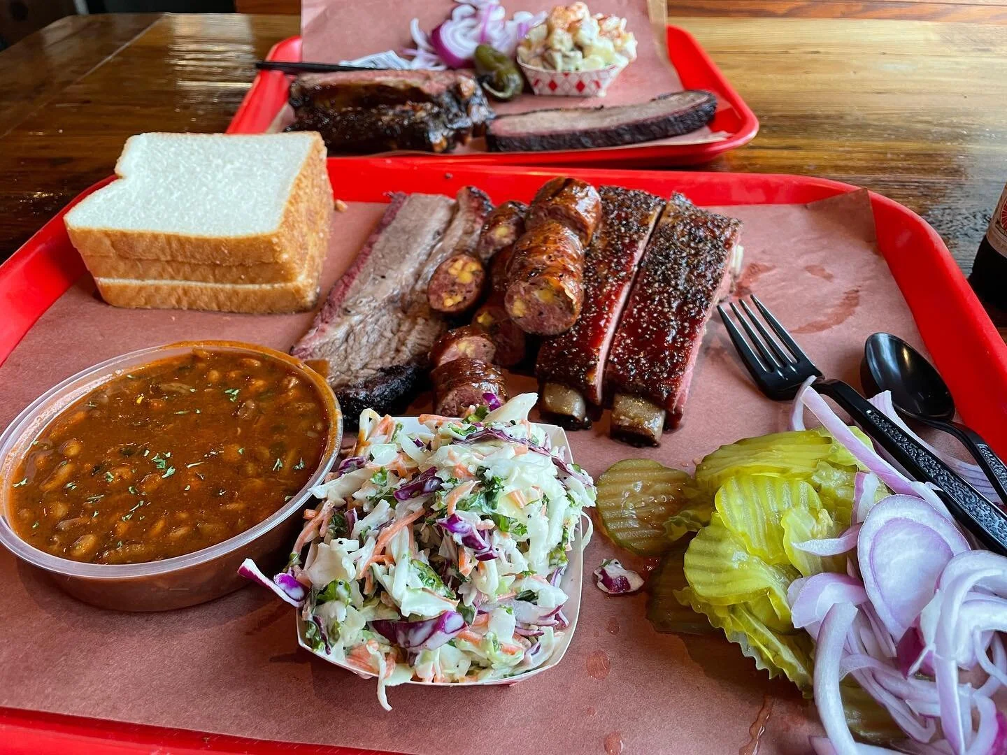 Yum. Y&rsquo;all need to check out Terry Blacks BBQ in Deep Ellum. This is the newest contender for the best BBQ in Dallas. See Bio for link. #dfwbbq #deepellum #texasbbq  #thelokel