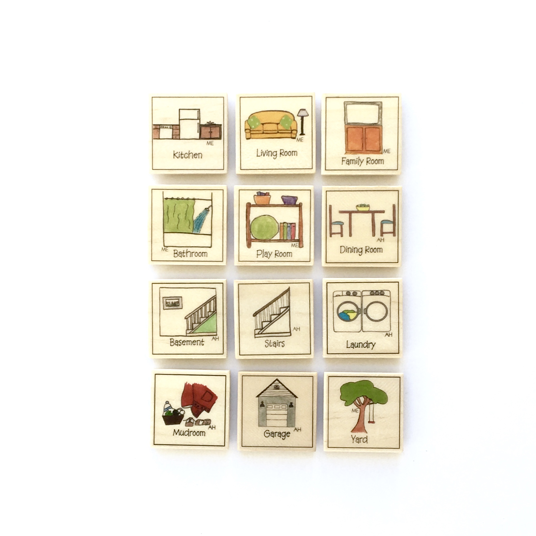 Our House Magnet Set