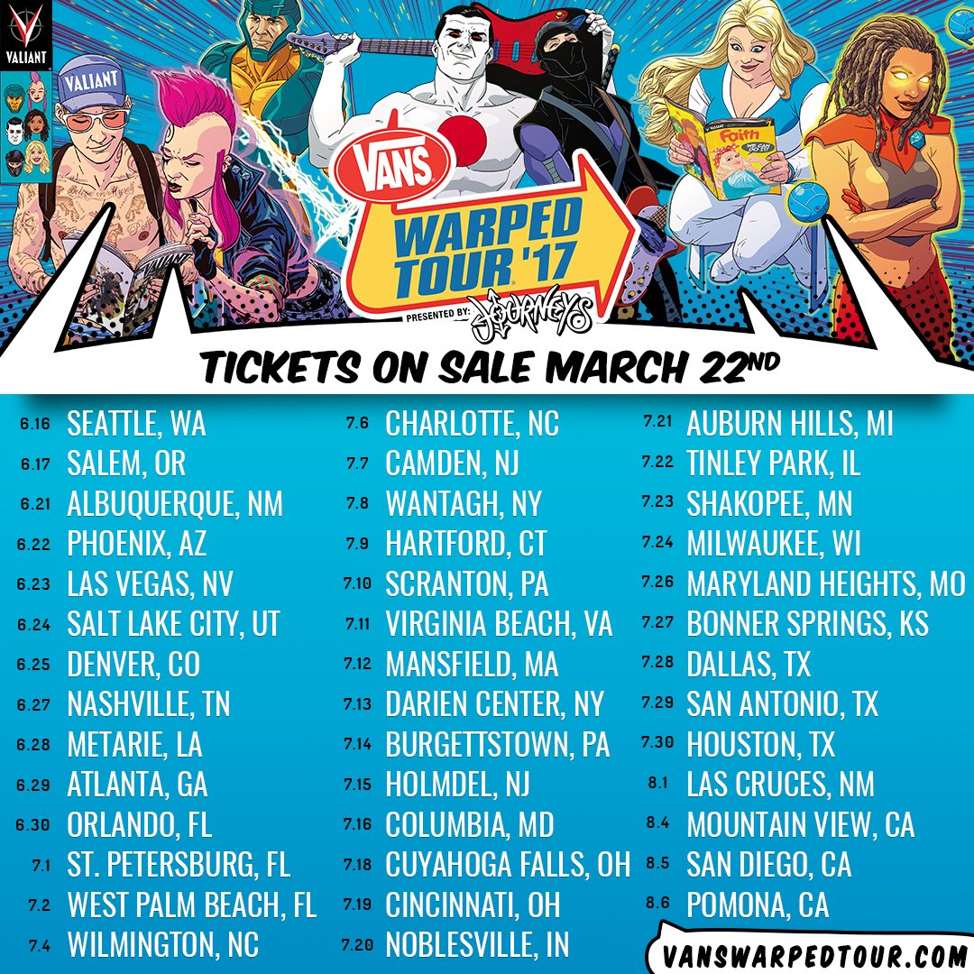 لحاف الاعتماد التقديم vans warped tour 