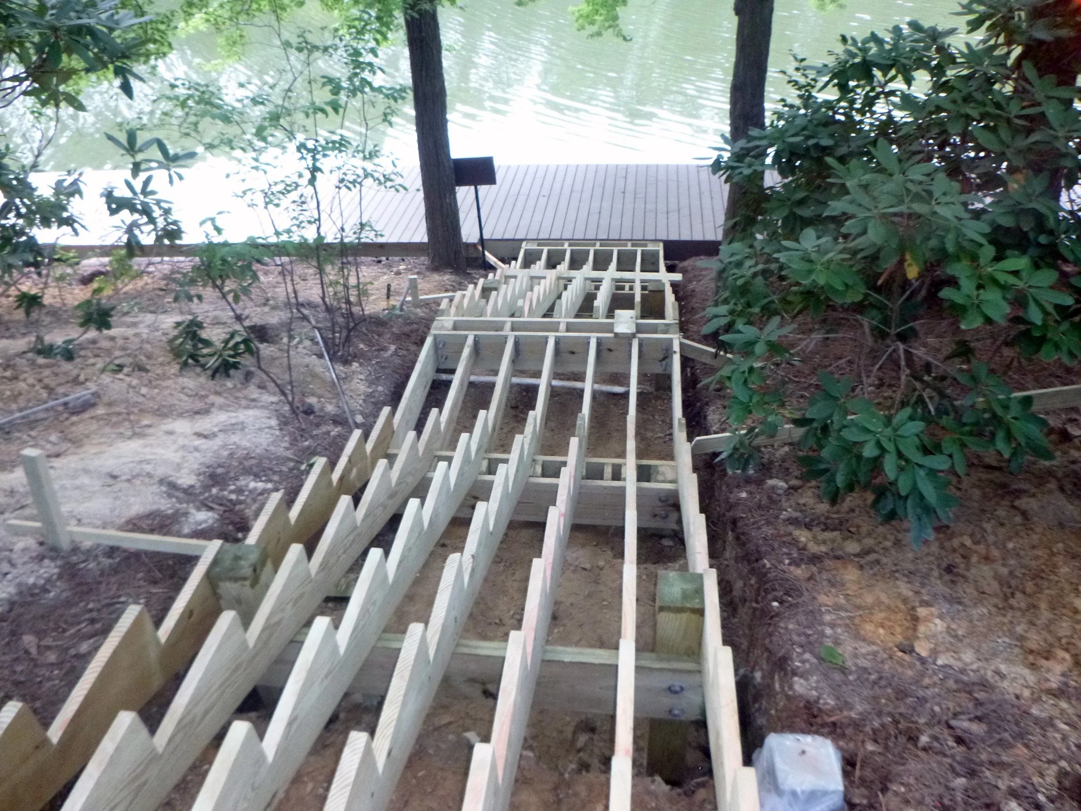  The new stair substructure 