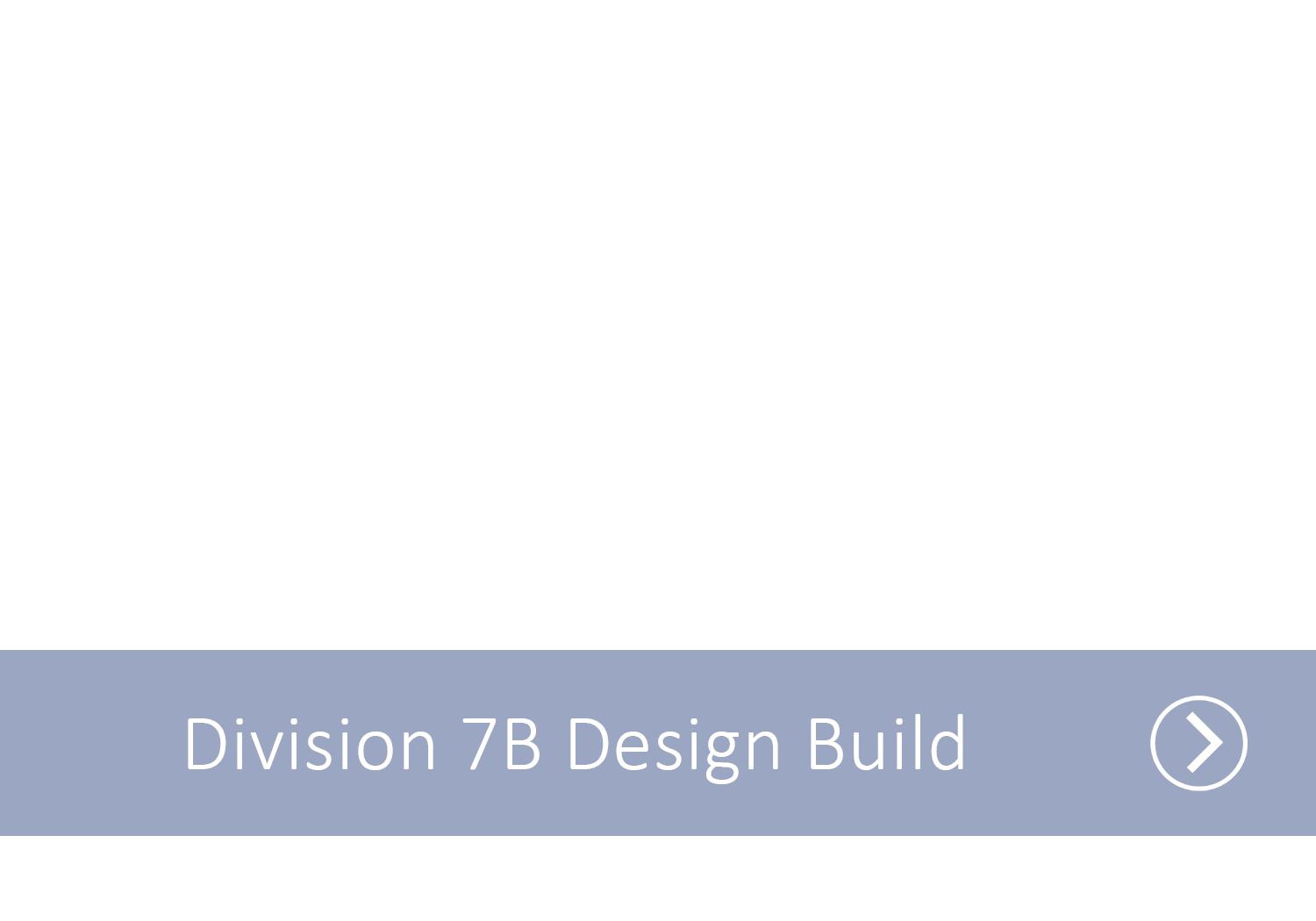 A blue line with the text Division 7B Design Build with an arrow indicating it as a link