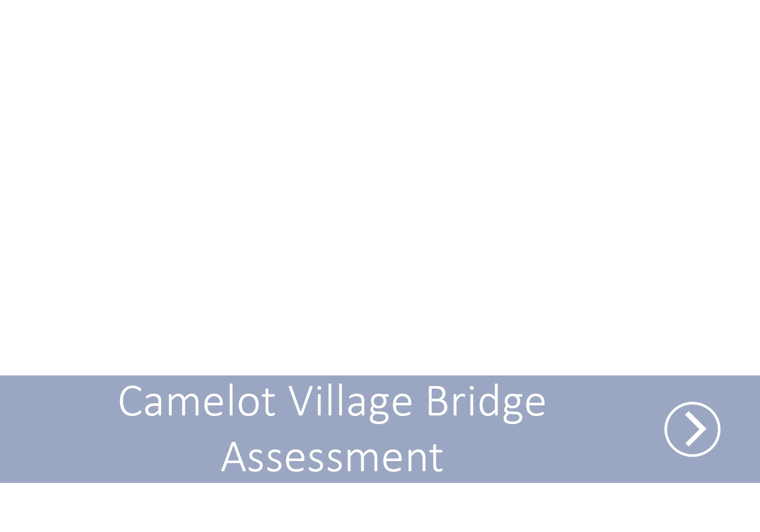 A blue line with the text Camelot Village Bridge Inspection with an arrow indicating it as a link