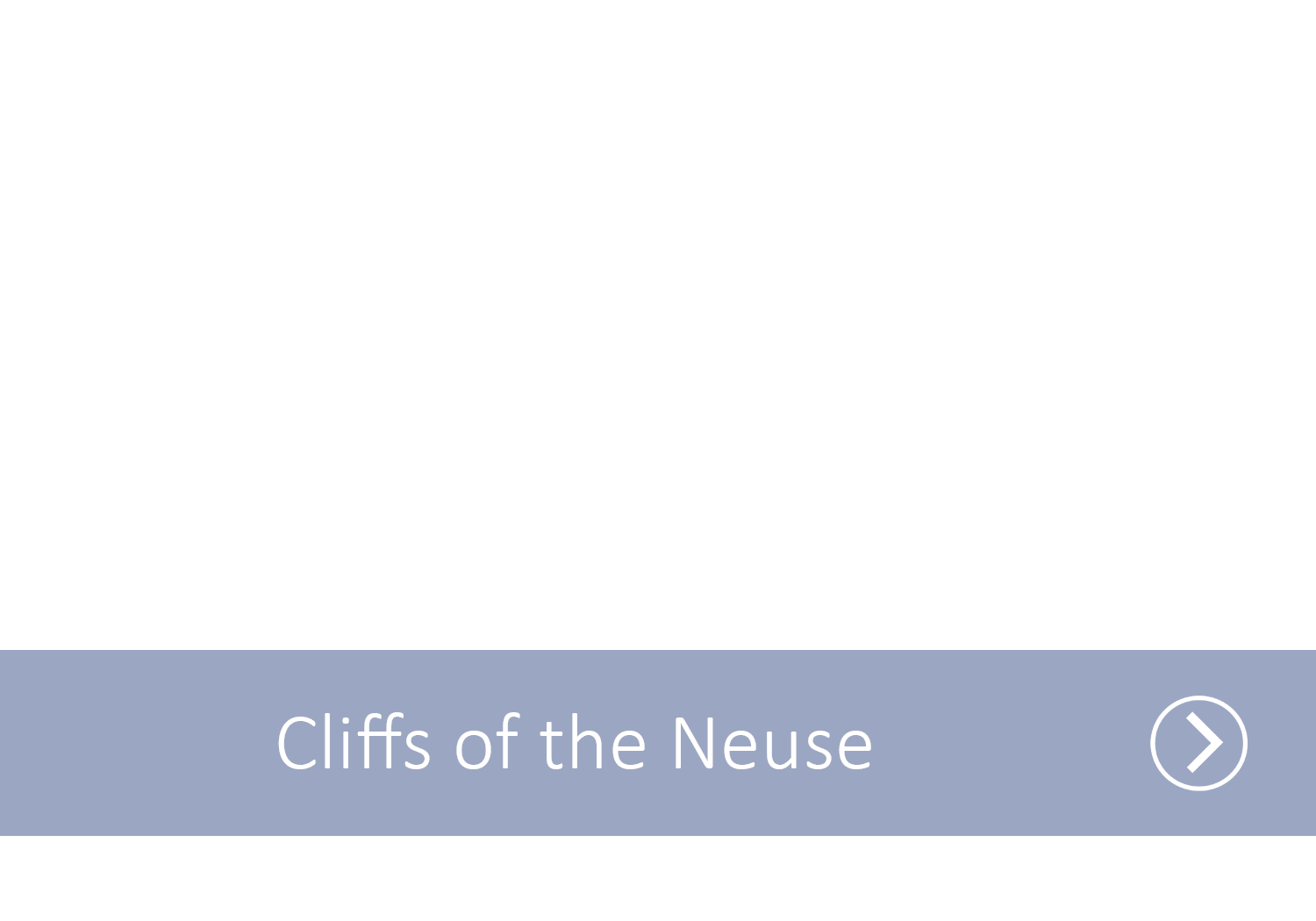 A blue line with the text Cliffs of the Neuse with an arrow indicating it as a link