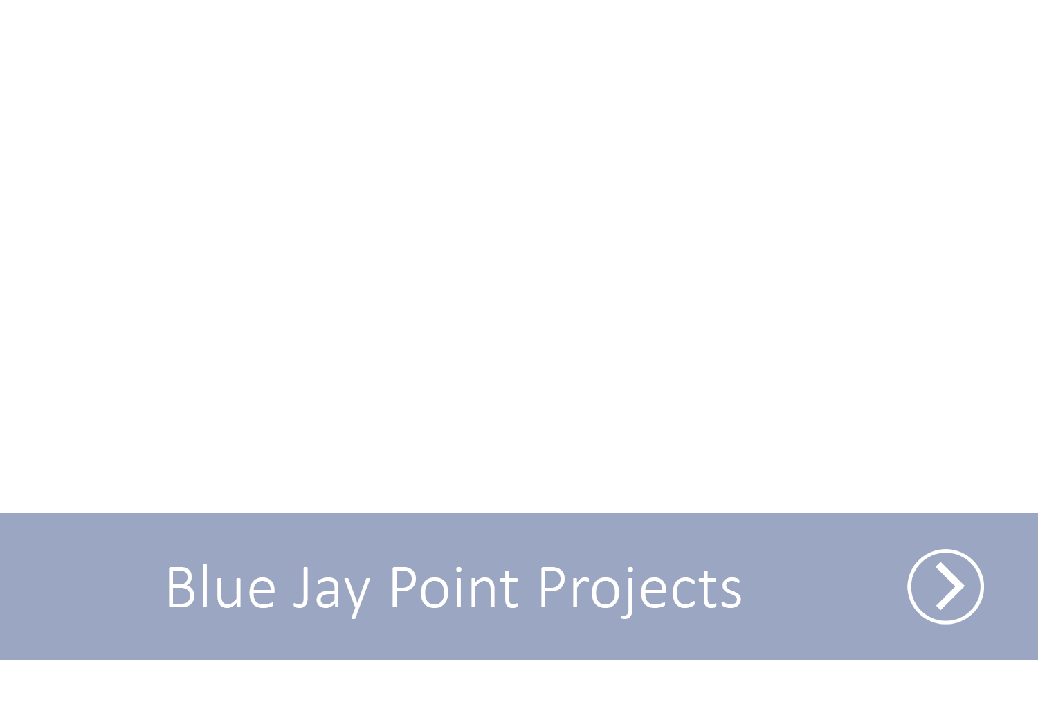 A blue line with the text Blue Jay Point Projects with an arrow indicating it as a link