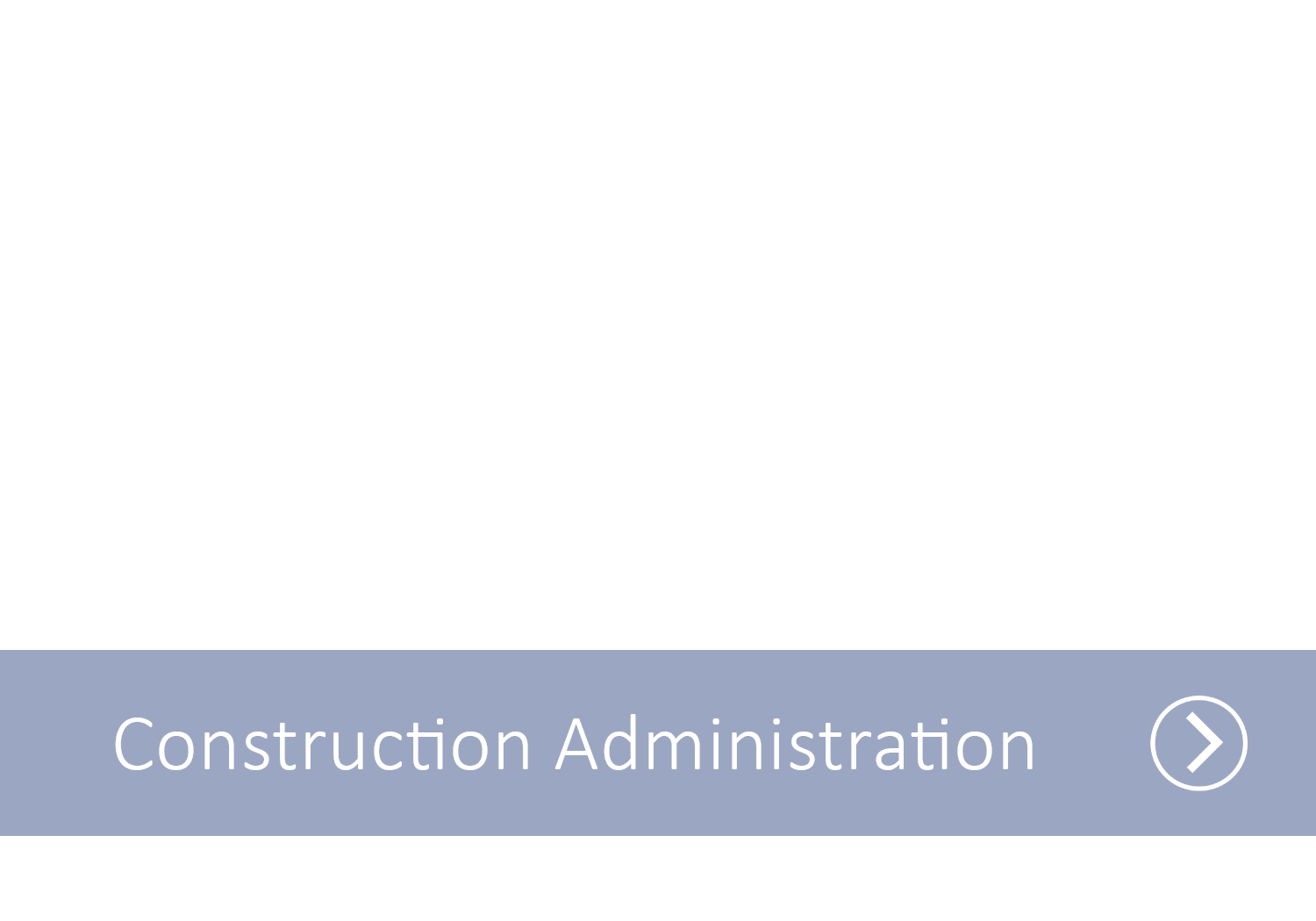 A blue line with the text Construction Administration with an arrow indicating it as a link