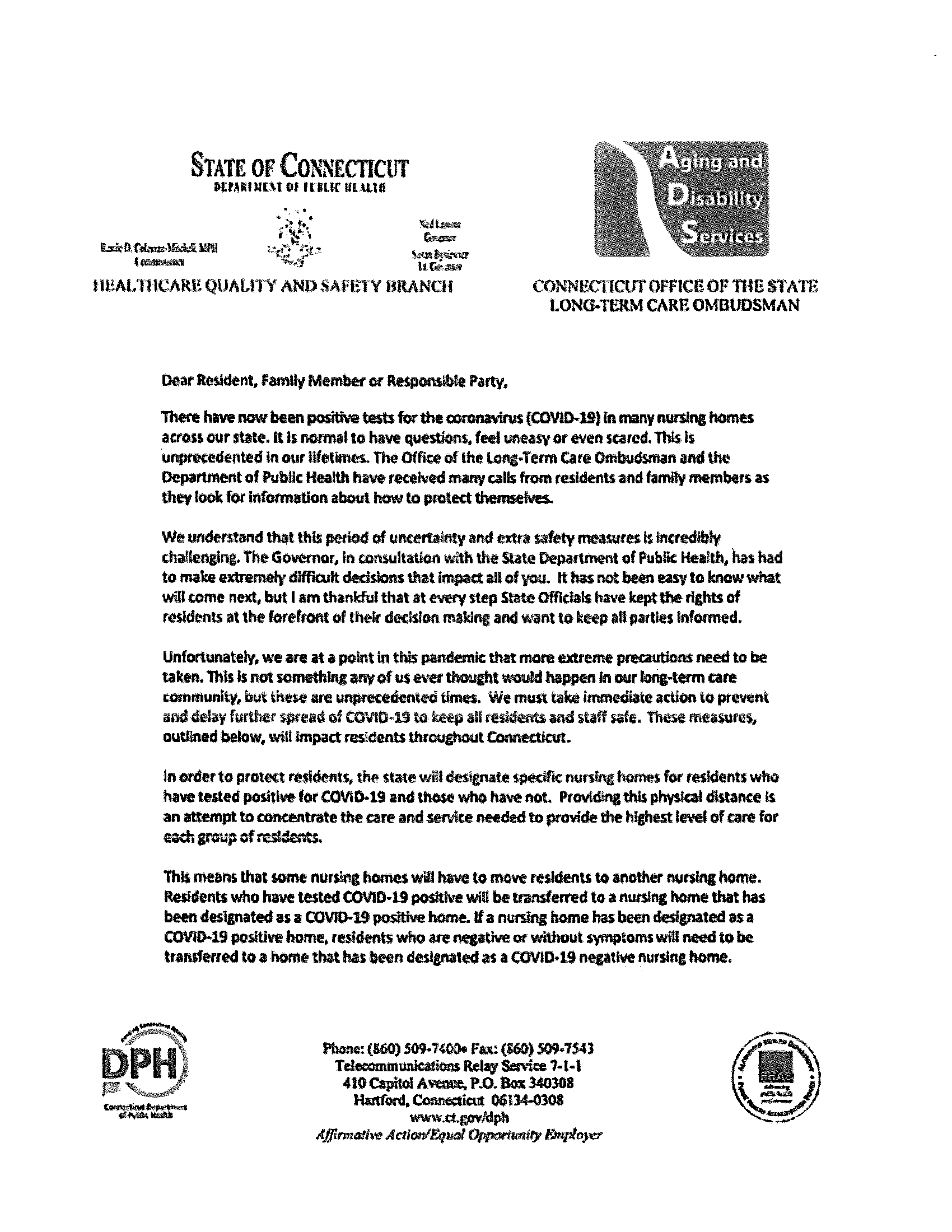 COVID19 — The Suffield House