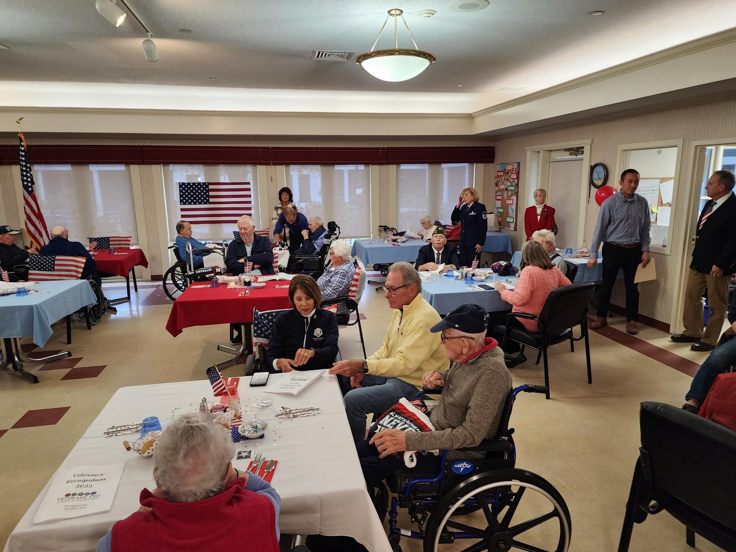 Veteran's Day at the Suffield House